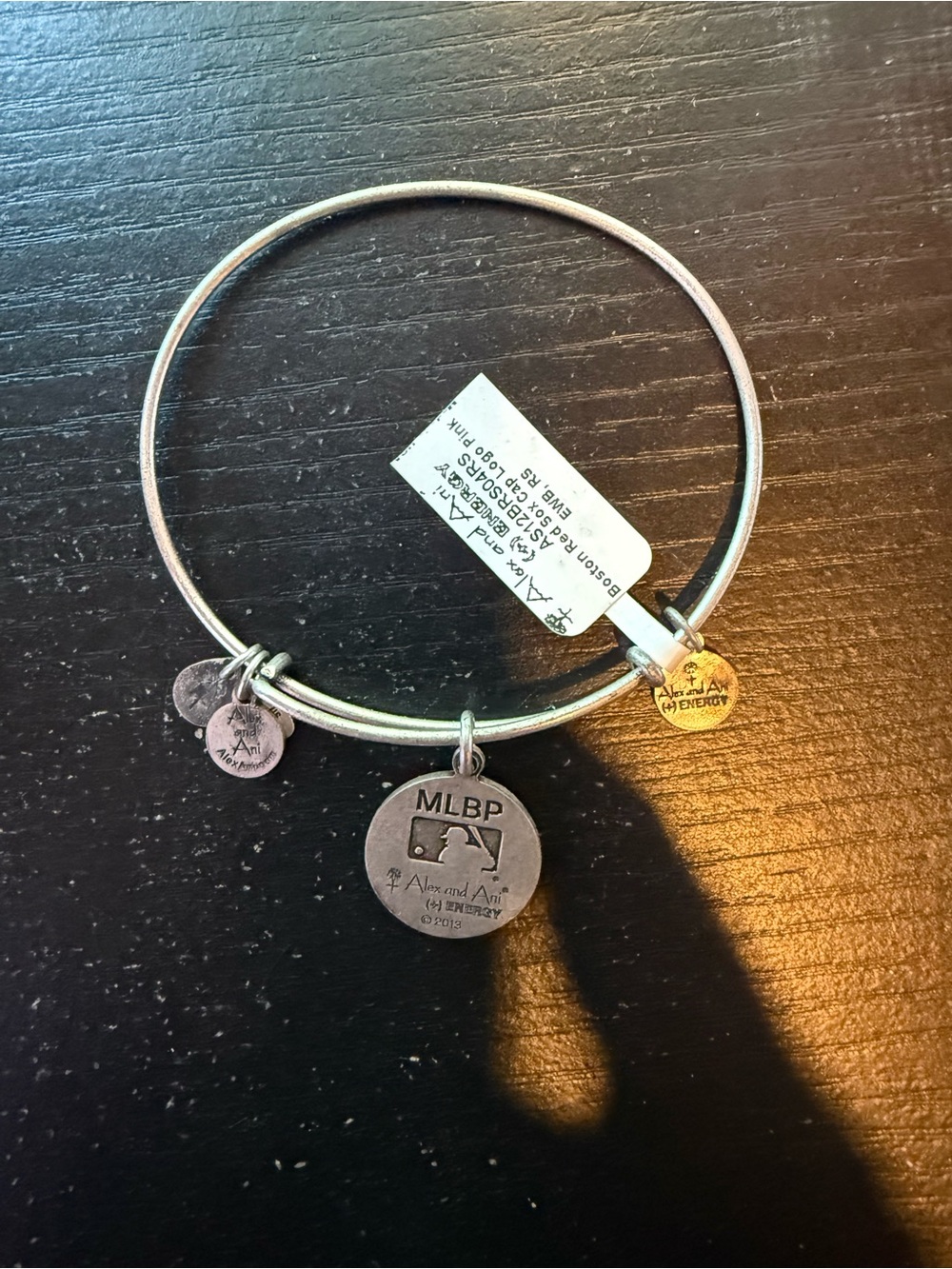 Alex and Ani Red Sox Pink Logo Bracelet NWT - Picture 3 of 3